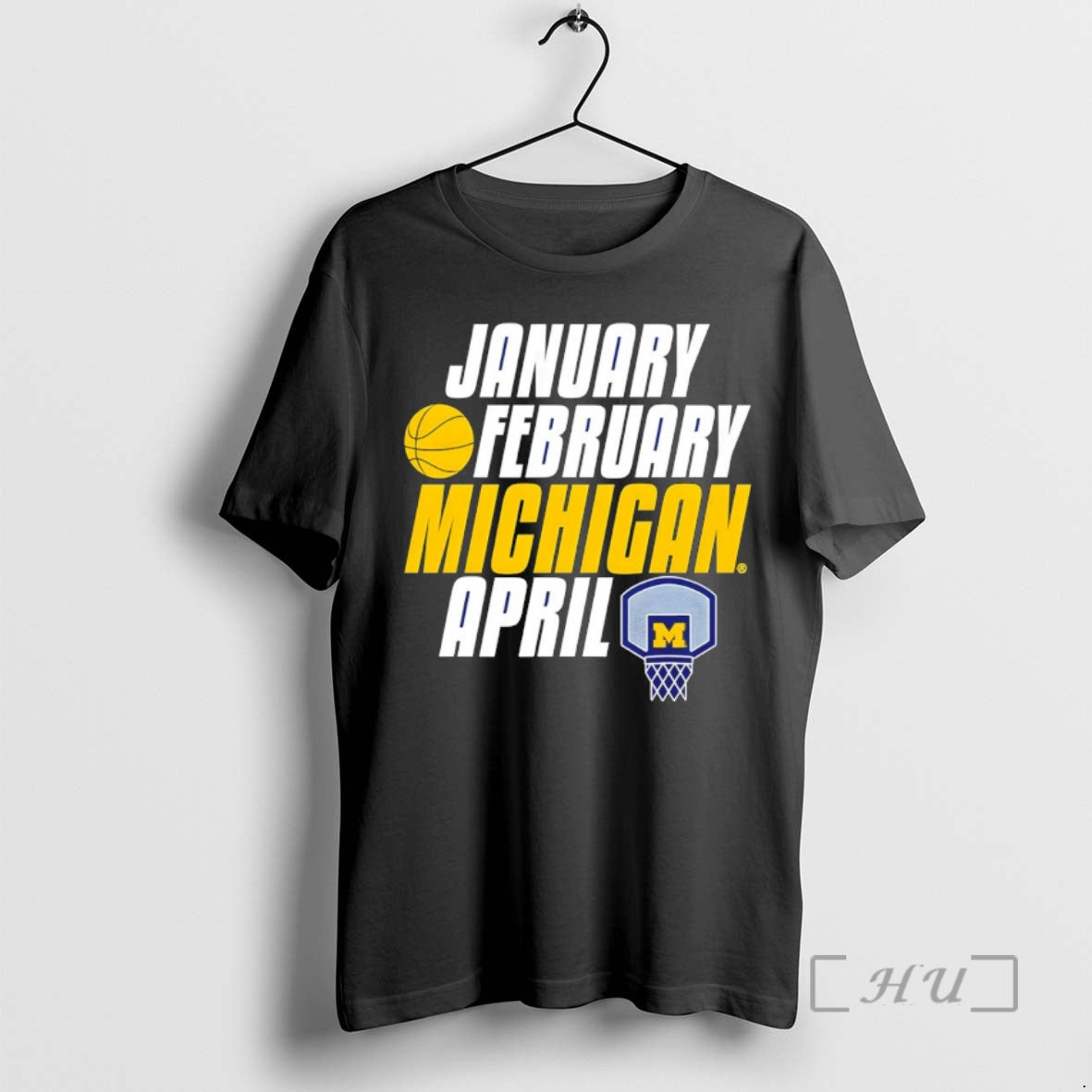 Officials Michigan Wolverines Basketball January February Michigan April 2026 Logo