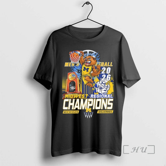 Officials Michigan Wolverines Win 2026 Midwest Regional Champions Mascot