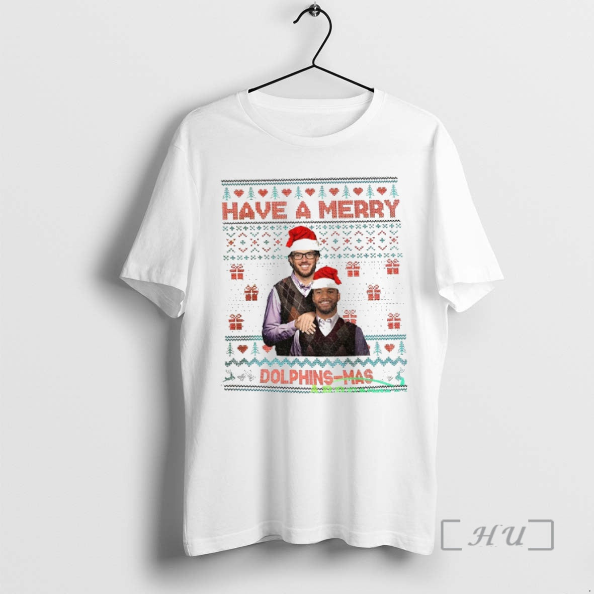 Officials Mike Mcdaniel And Tua Tagovailoa Miami Dolphins Stepbrothers Have A Merry Dolphins Mas Christmas T-Shirts,...