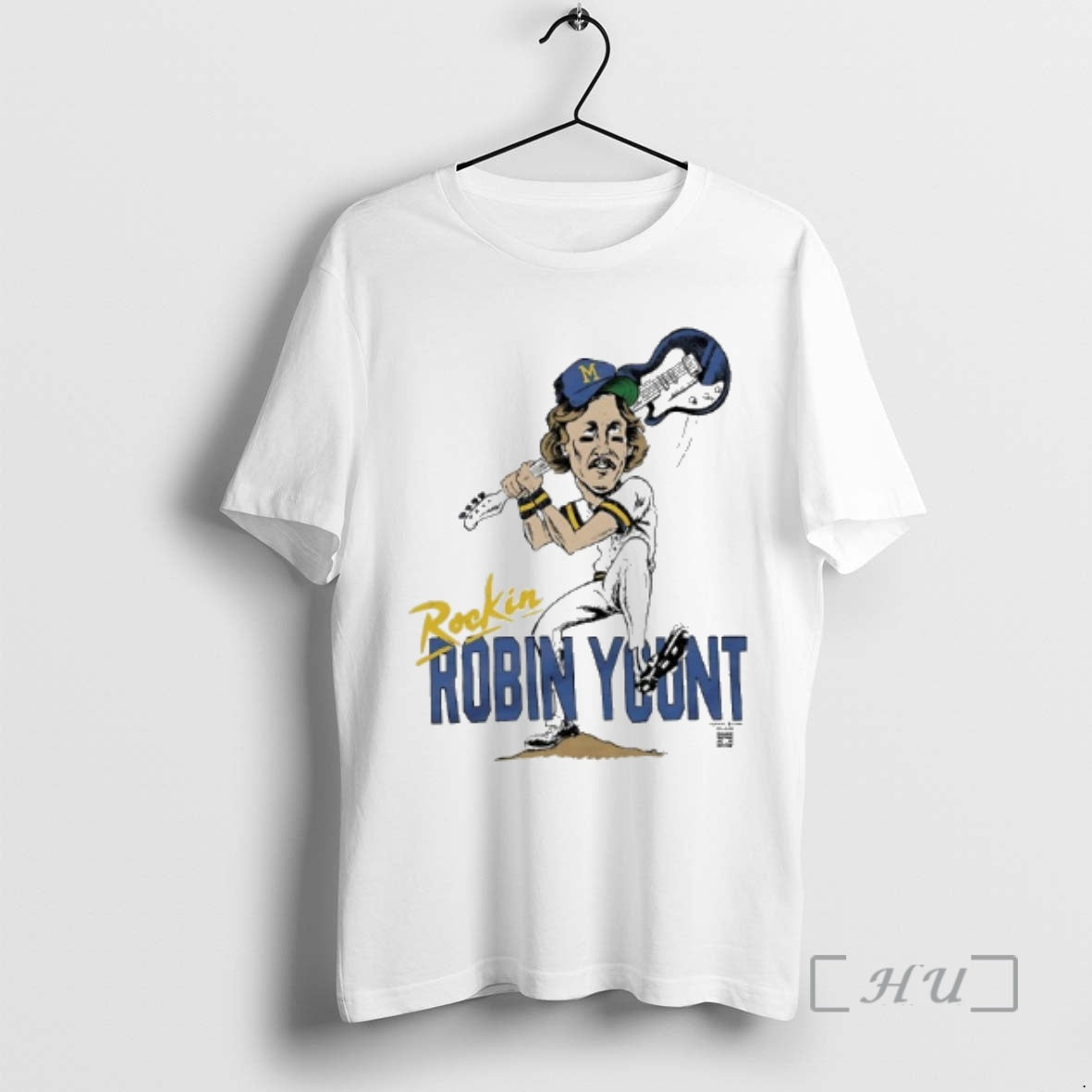 Officials Milwaukee Brewers Rockin Robin Yount Player Caricature T-Shirts, Hoodie, Sweatshirt | WearSparks.com