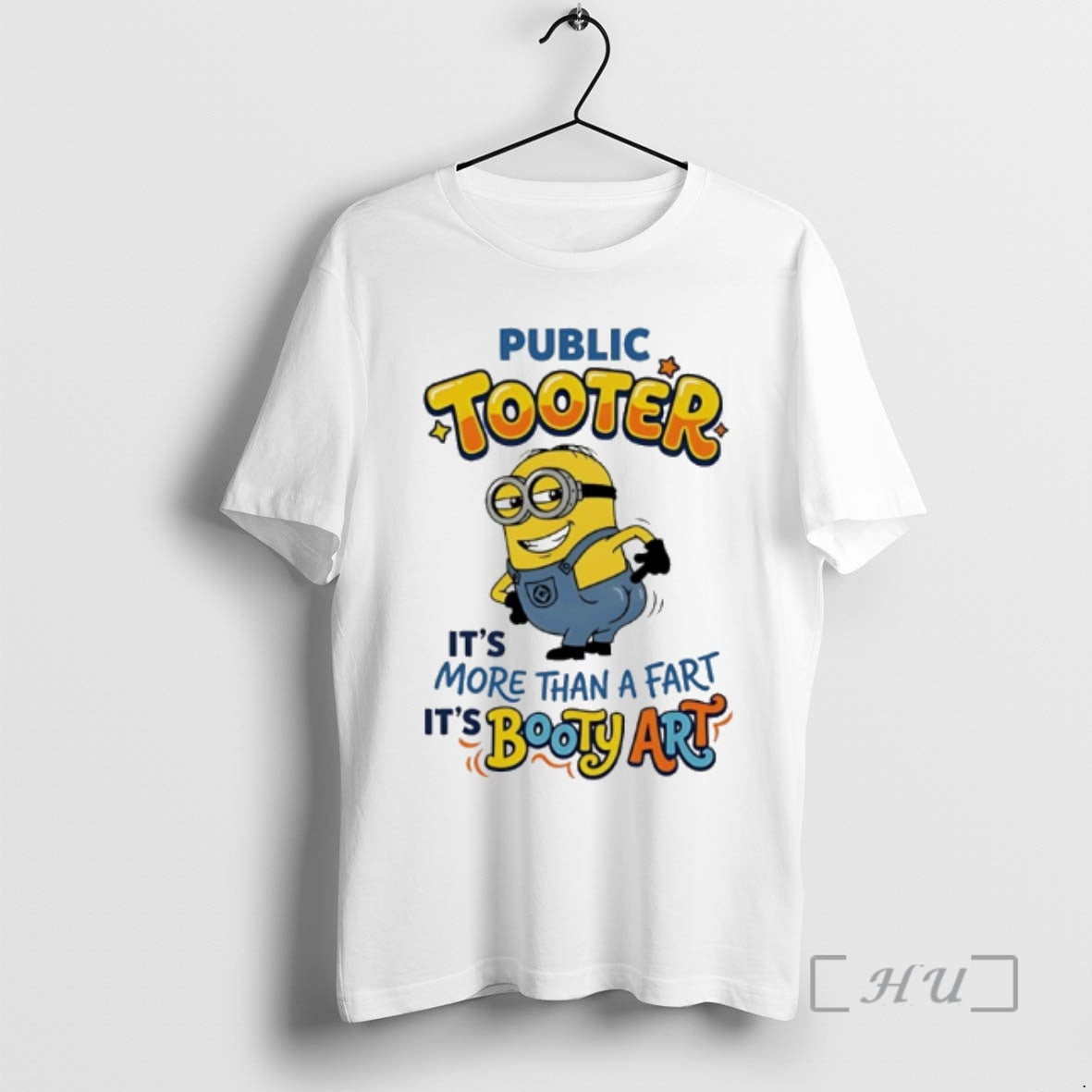 Officials Minion Public Tooter Its More Than A Fart Its Booty Art Premium T Shirts