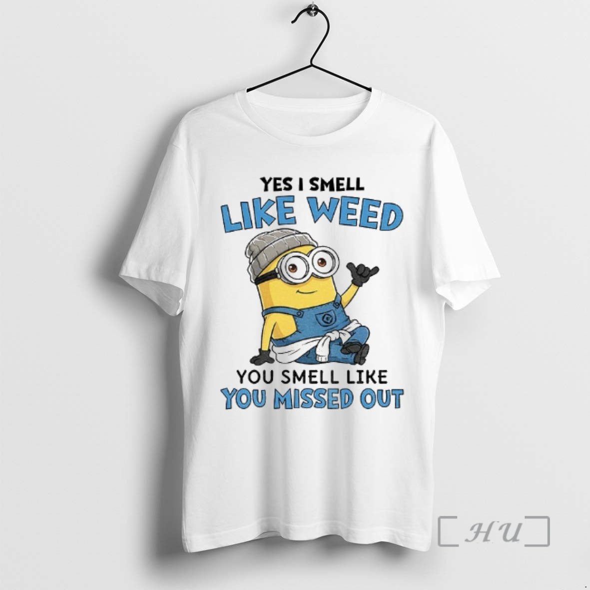 Officials Minion Yes I Smell Like Weed You Smell Like You Missed Out Premium T-Shirts, Hoodie, Sweatshirt | WearSparks.com