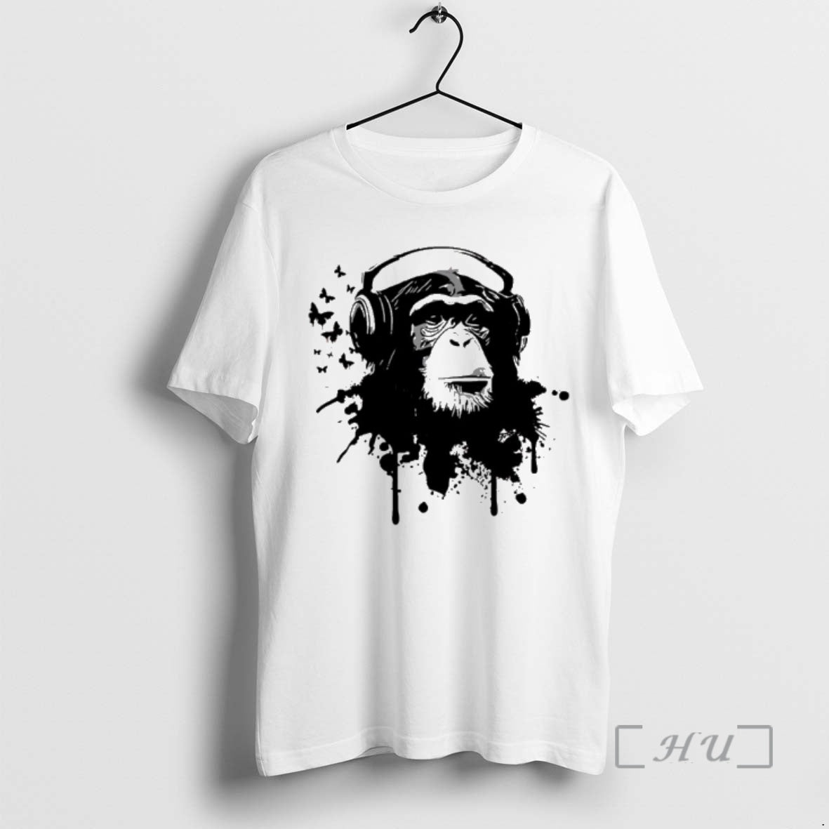 Officials Monkey With Headphones Art