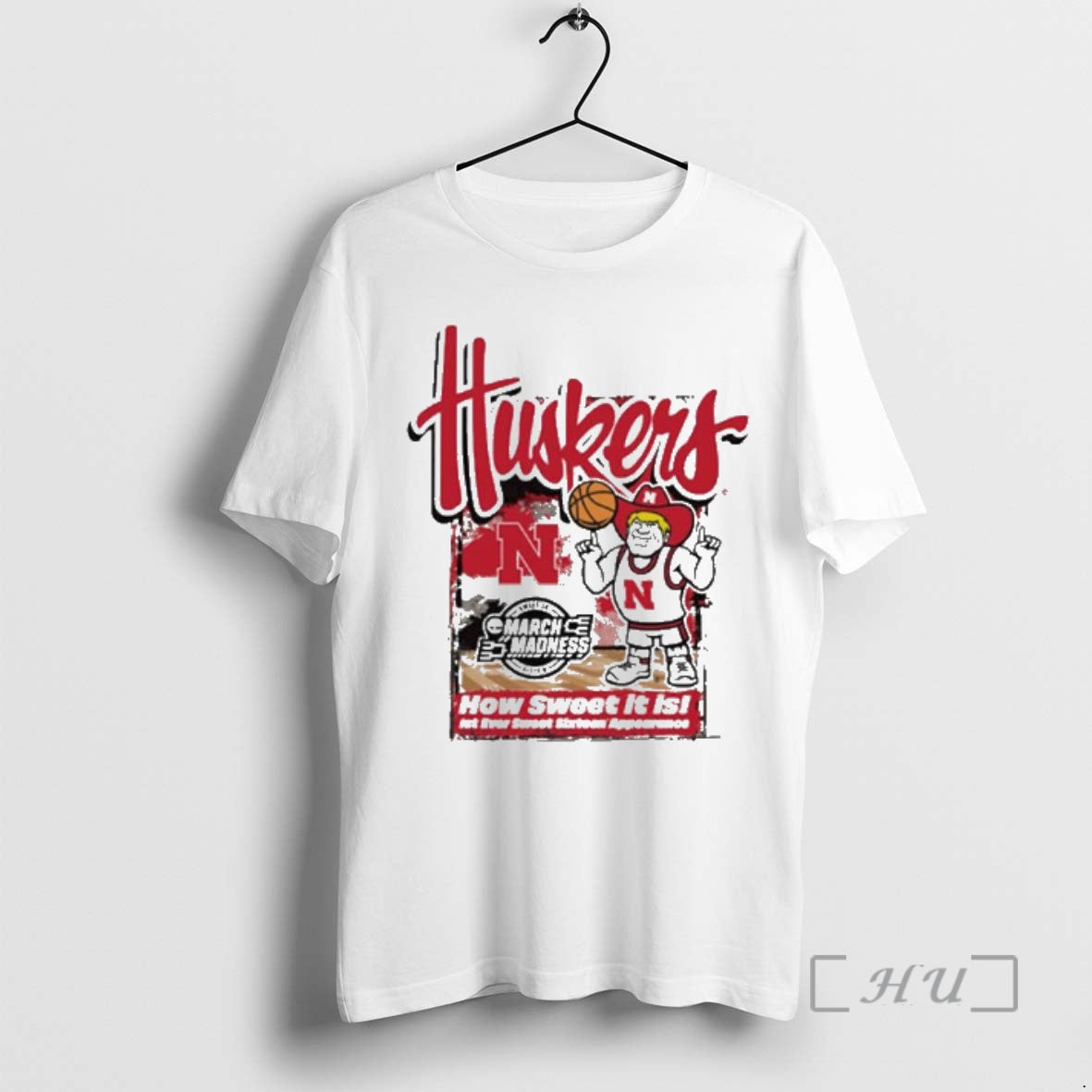 Officials Neb M Ivory 2026 Ncaa March Madness First Ever Sweet 16 Premium T Shirts