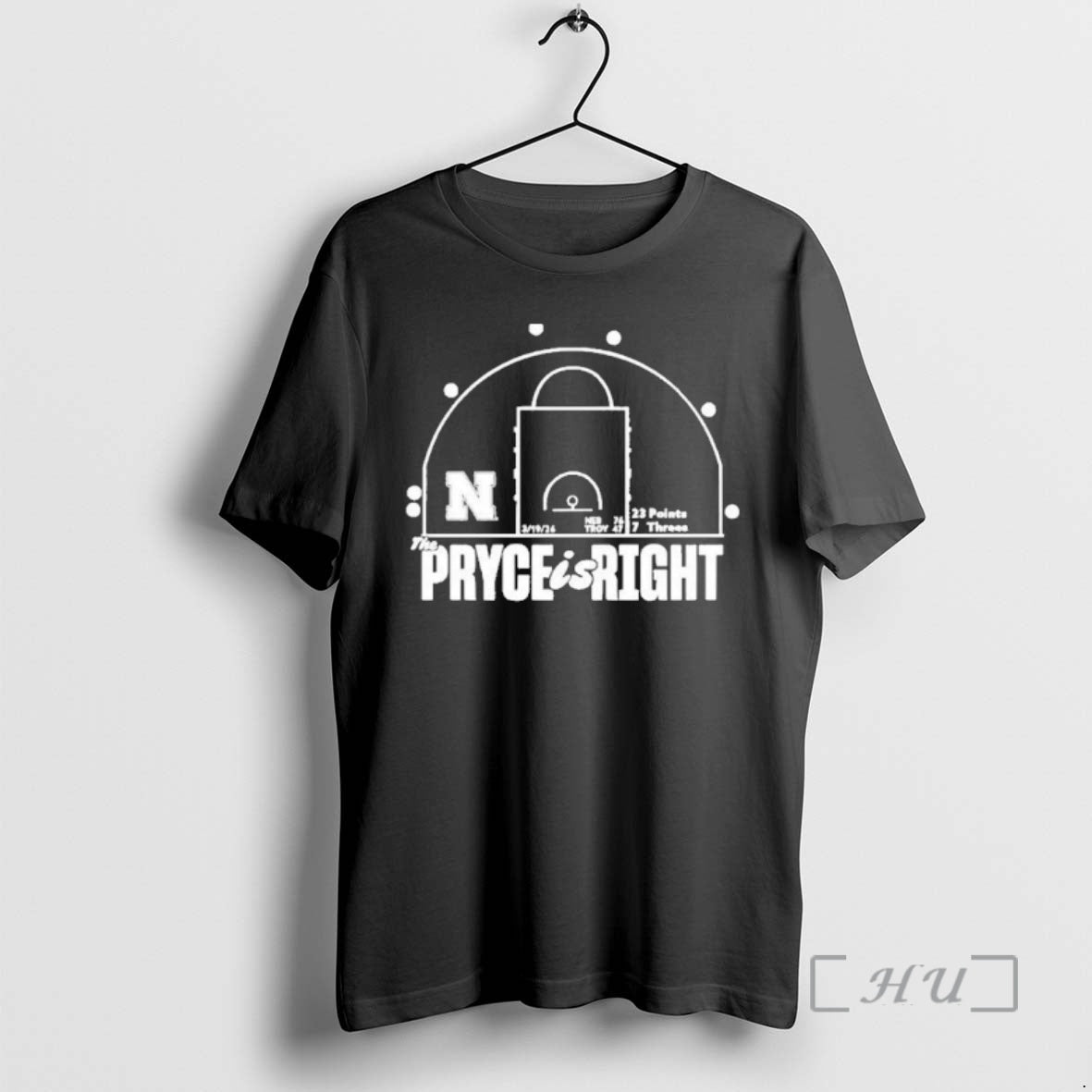 Officials Nebraska Huskers Basketball Pryce Sandfort Is Right Red Shot Chart Premium T Shirts Sweater