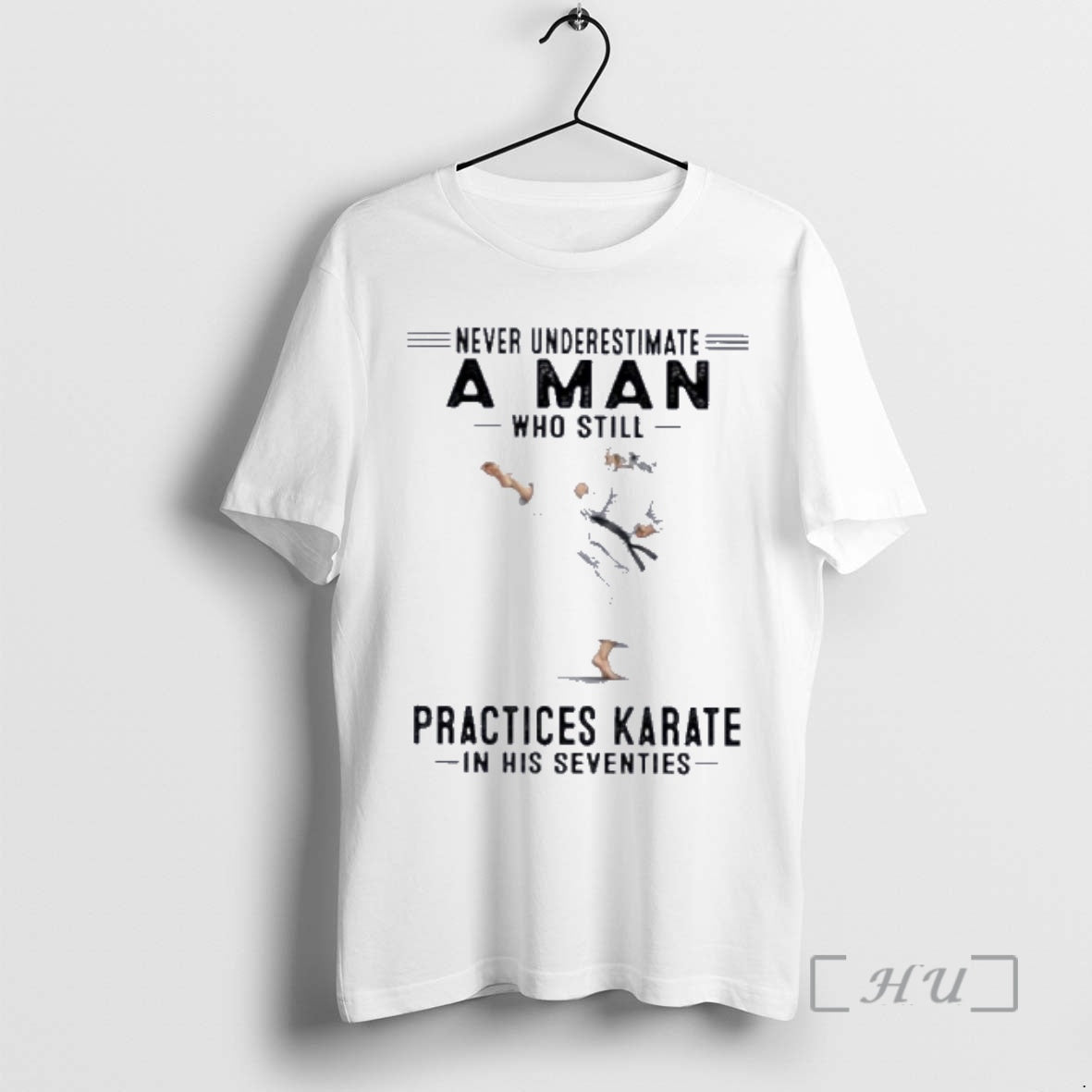 Officials Never Underestimate A Man Who Still Practices Karate In His Seventies Premium T Shirts