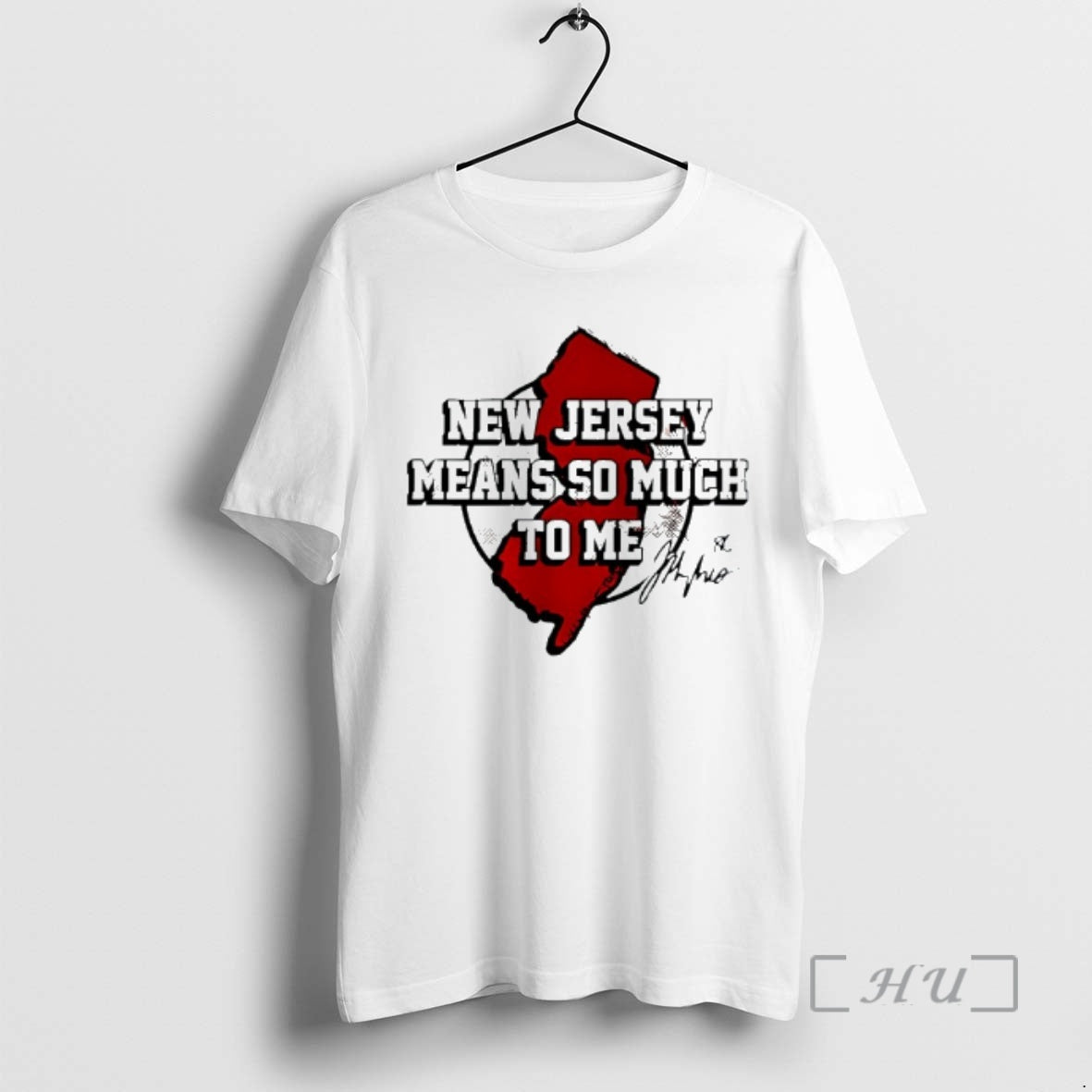 Officials New Jersey Means So Much To Me Jack Hughes Signature Premium T Shirts Sweater