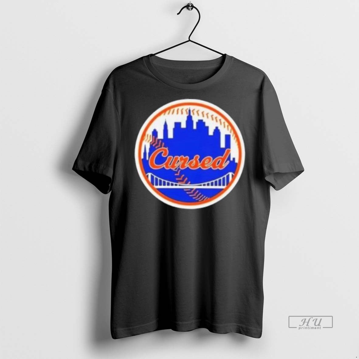 Officials New York Mets Cursed Skyline T Shirt Sweater
