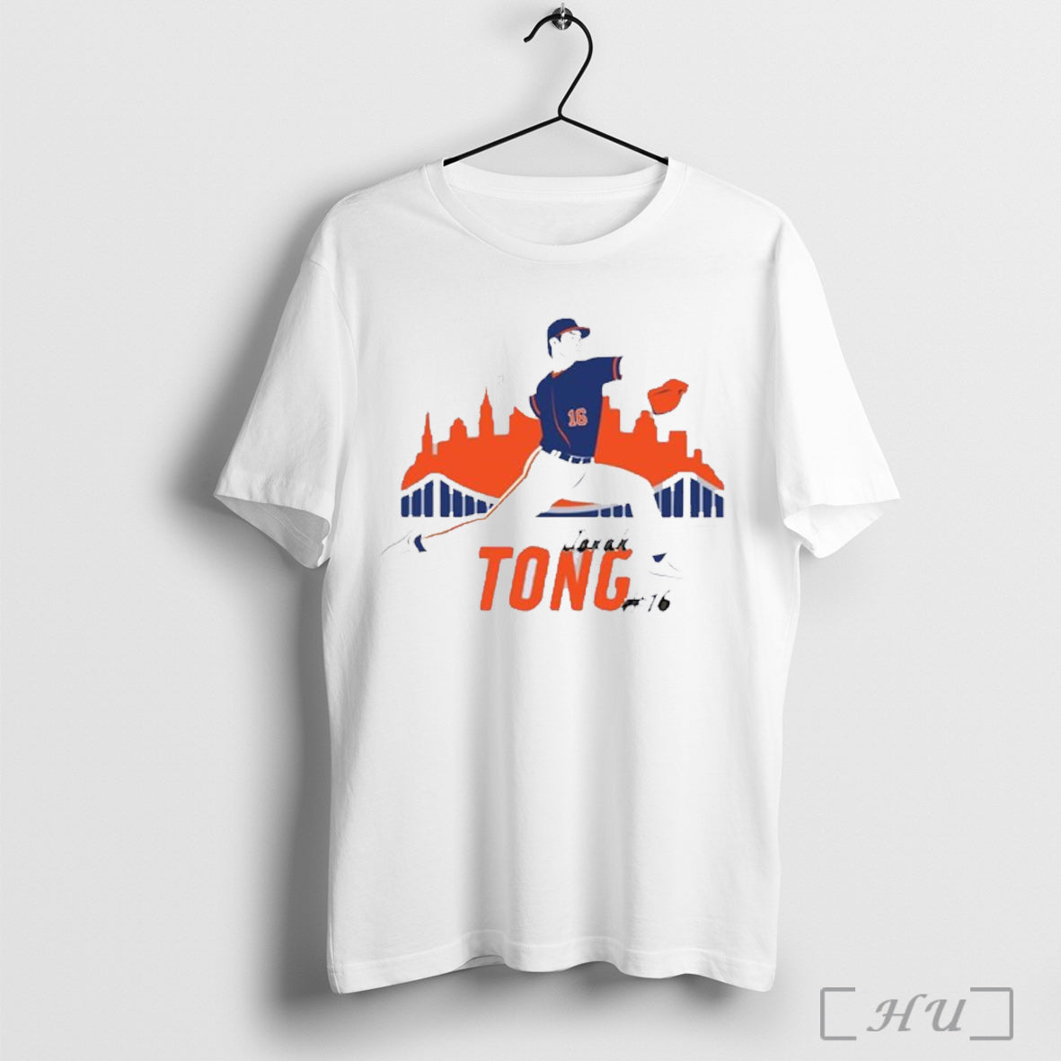 Officials New York Mets Jonah Tong 16 Player T Shirt