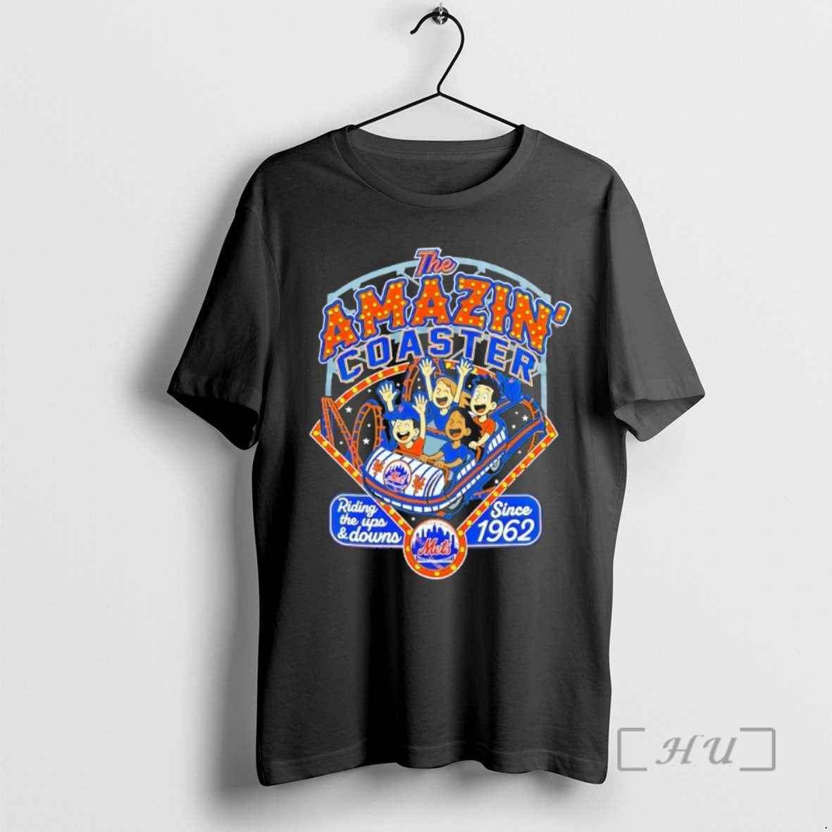 Officials New York Mets The Amazin Coaster Riding The Ups And Down Since 1962 Premium T-Shirts, Hoodie, Sweatshirt