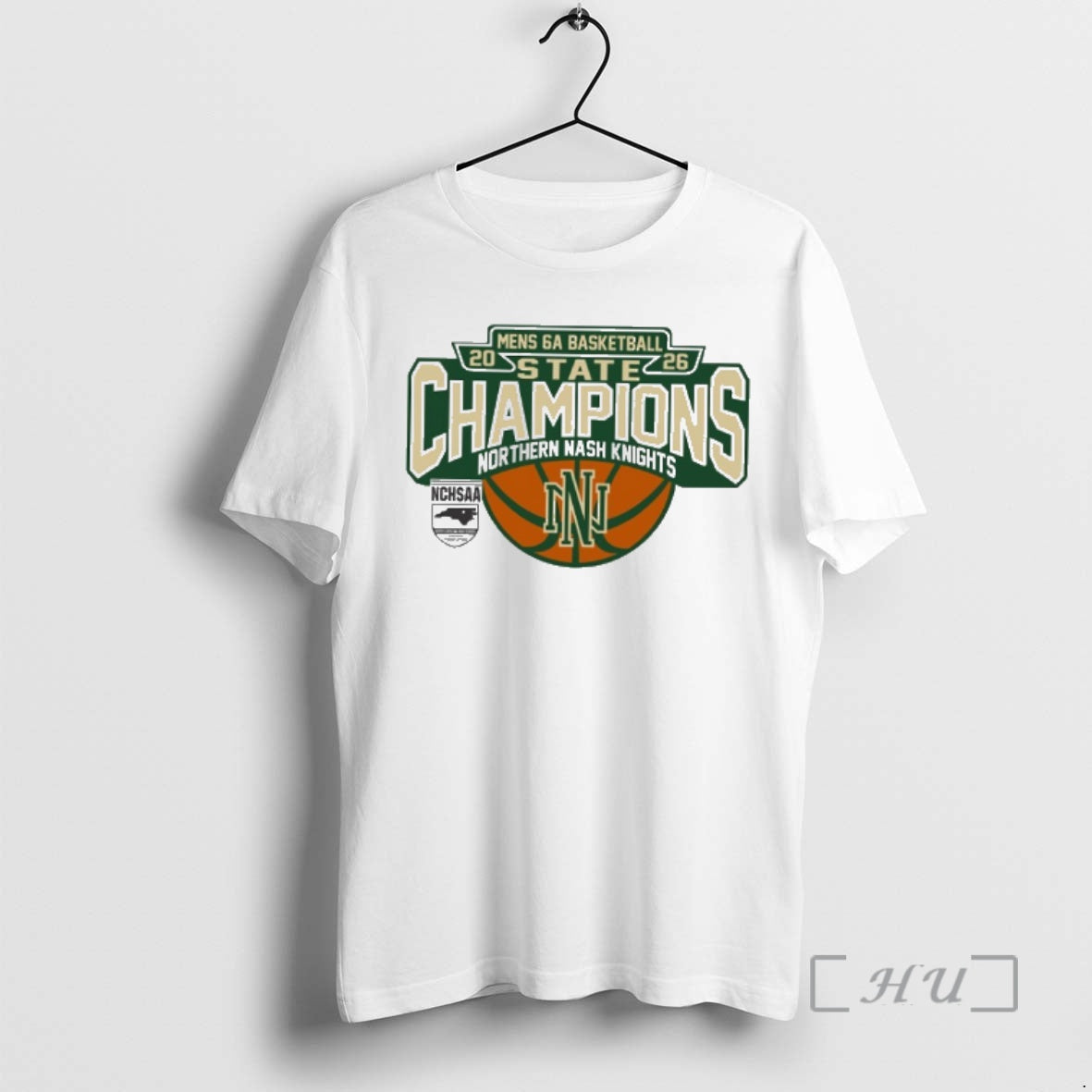 Officials Northern Nash Knights 2026 Nchsaa Mens 6a Basketball State Champions Premium T Shirts Sweater