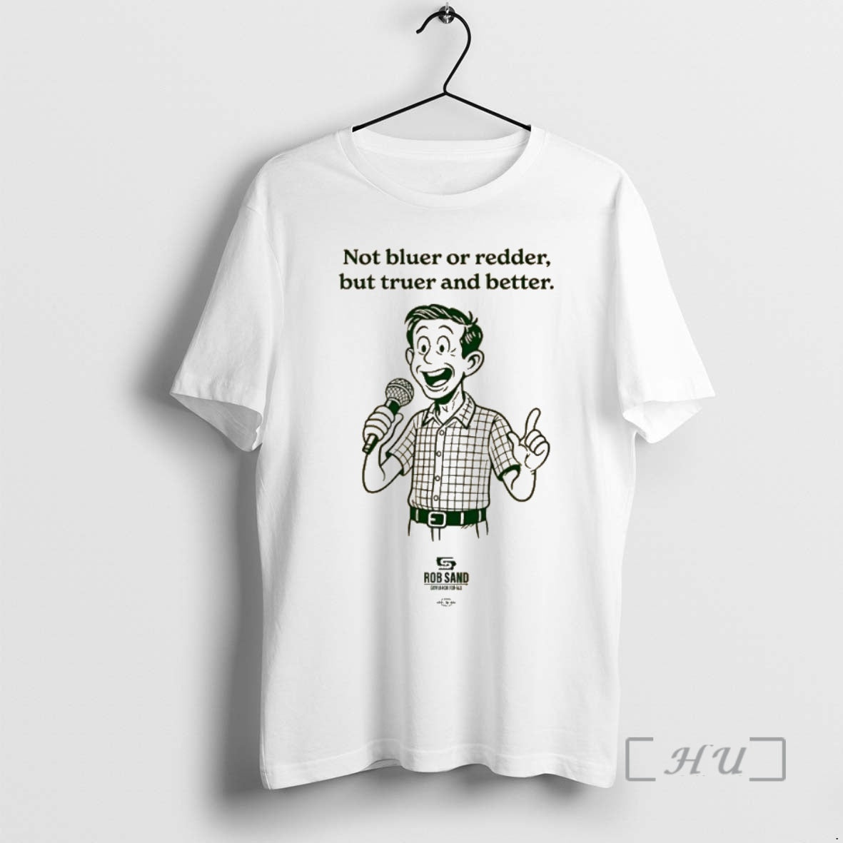 Officials Not Bluer Or Redder But Truer And Better Rob Sand Premium T Shirts Sweater