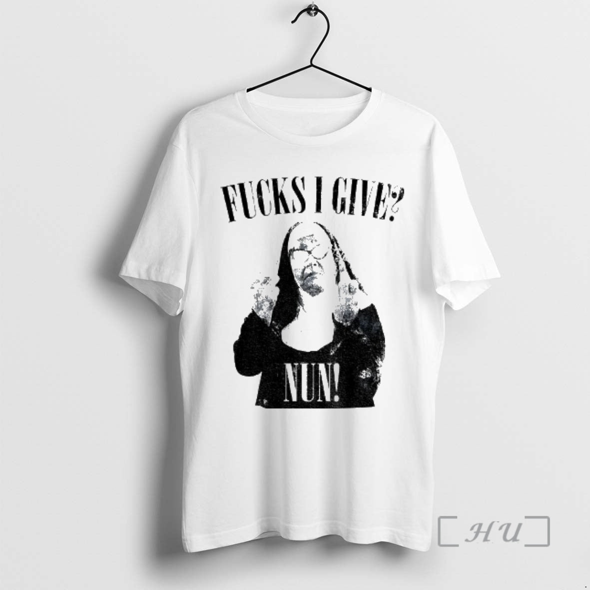 Officials Nun Middle Finger Fucks I Give Nun T-Shirts, Hoodie, Sweatshirt | WearSparks.com