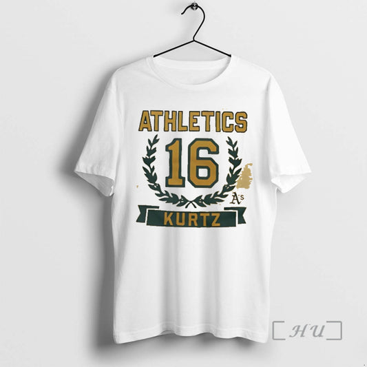 Officials Oakland Athletics 16 Kurtz Wreath As Graphic