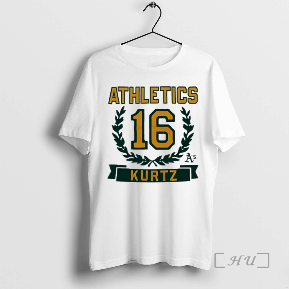 Officials Oakland Athletics 16 Nick Kurtz Wreath As