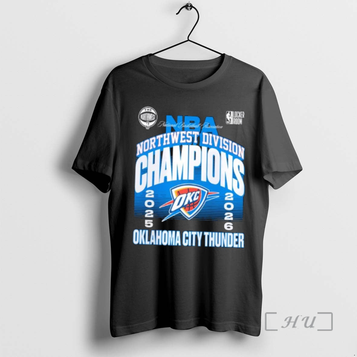 Officials Oklahoma City Thunder 2026 Northwest Division Champions Locker Room