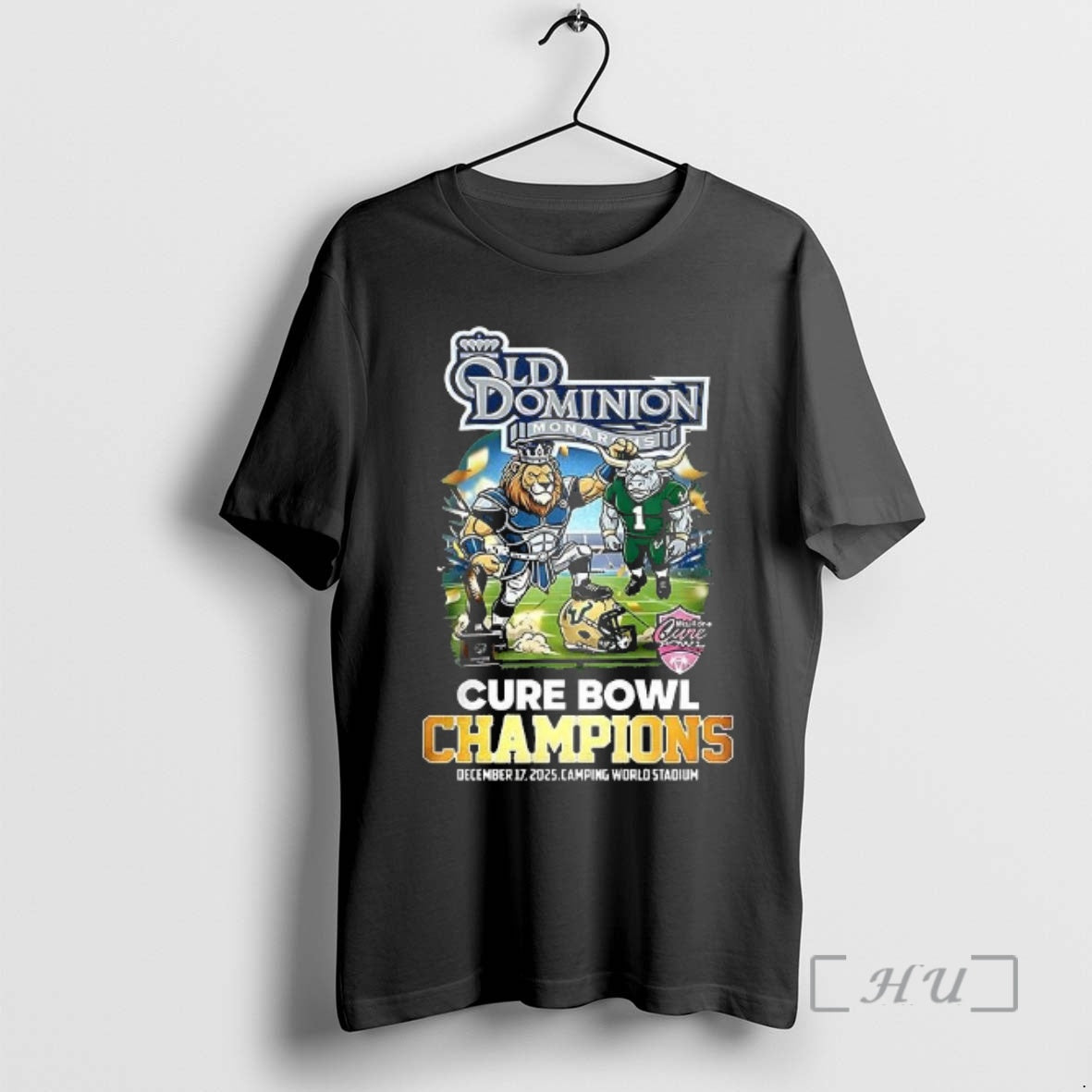 Officials Old Dominion Monarchs Mascot Cure Bowl Champions 2025 T-Shirts, Hoodie, Sweatshirt | WearSparks.com