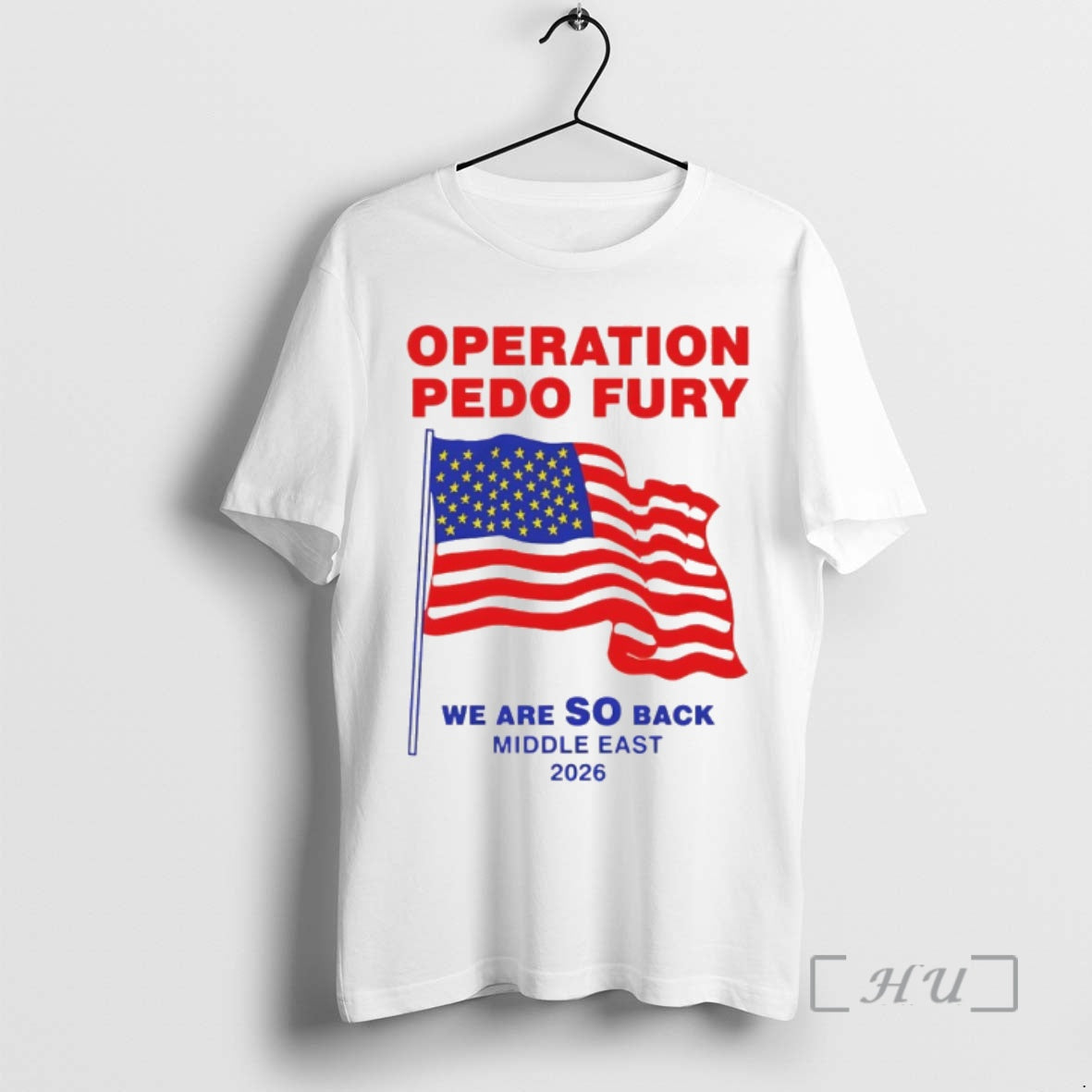 Officials Operation Fury We Are So Back Middle East 2026 American Flag Premium T Shirts