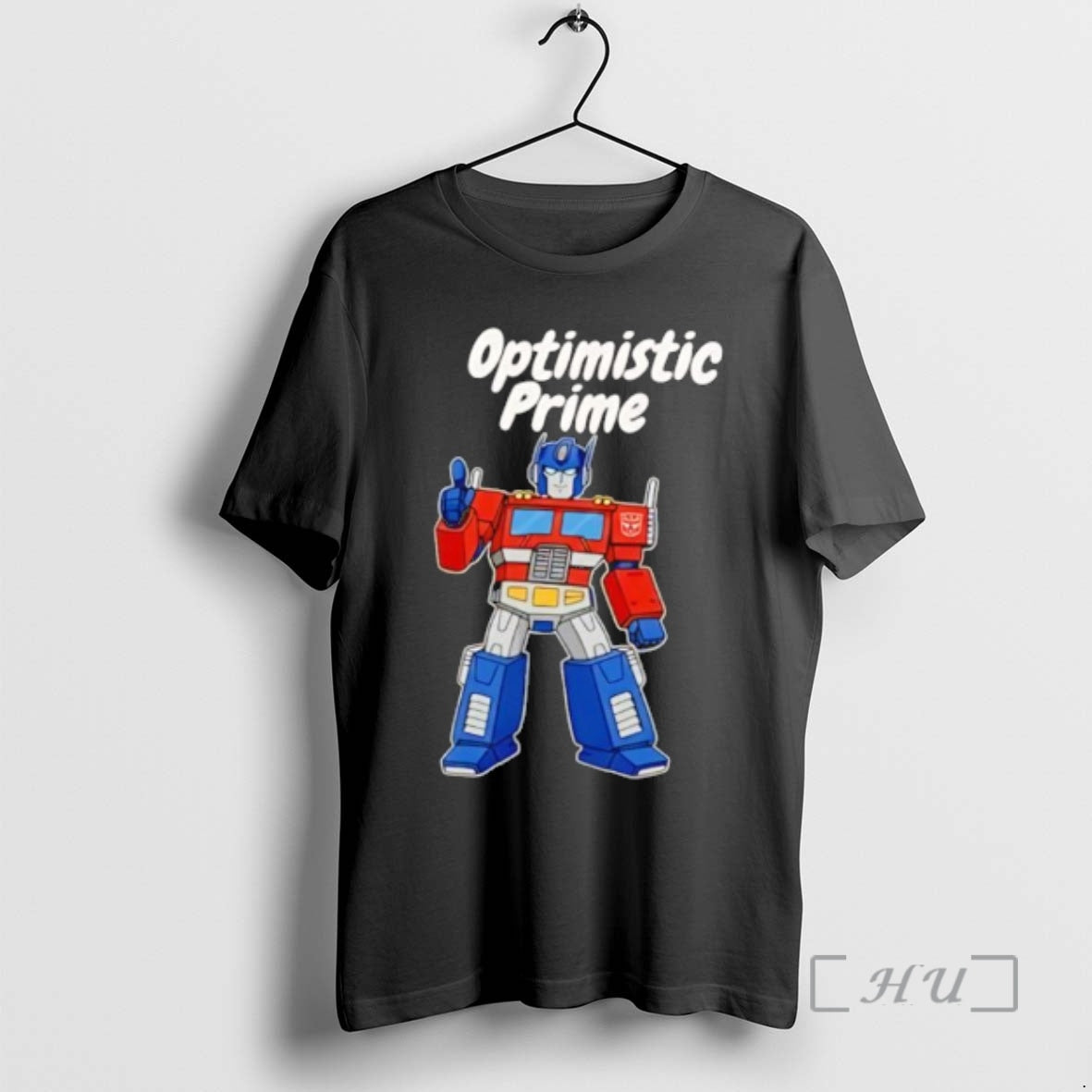 Officials Optimistic Prime Transformers Optimus Prime Thumbs Up Pun Character T-Shirts, Hoodie, Sweatshirt | WearSparks.com
