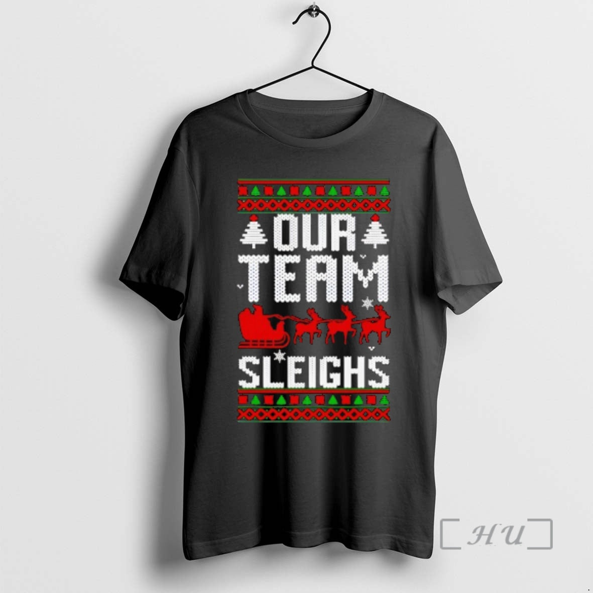 Officials Our Team Sleighs Christmas Reindeers Santas T-Shirts, Hoodie, Sweatshirt | WearSparks.com