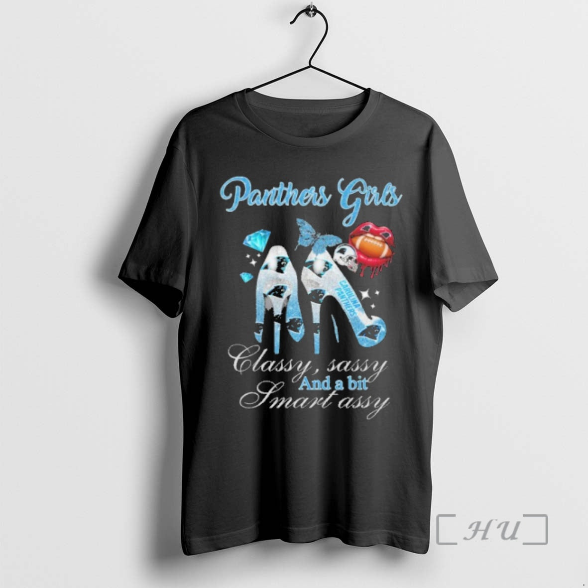 Officials Panthers Girls High Heels Classy Sassy And A Bit Smart Assy Lip Premium T-Shirts, Hoodie, Sweatshirt