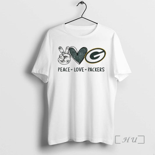 Officials Peace Love Green Bay Packers