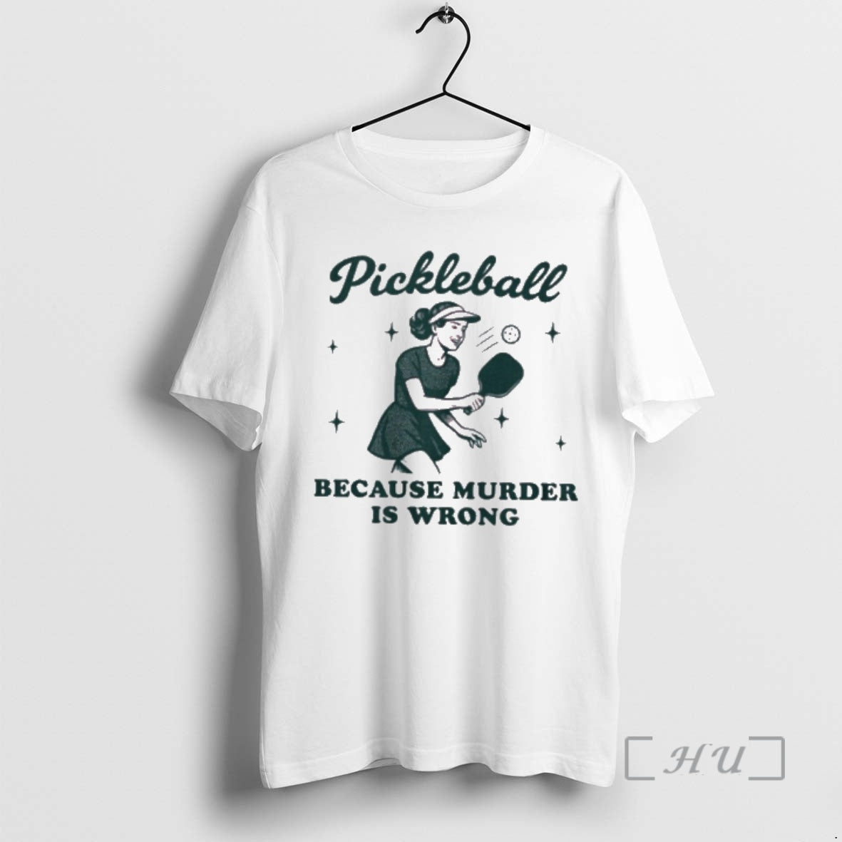 Officials Pickleball Game Because Killing Is Wrong