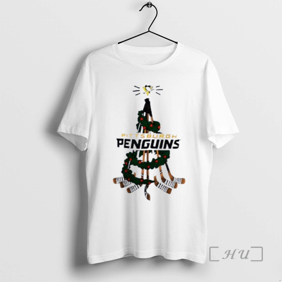Officials Pittsburgh Penguins Stickman Hockey Holiday Tree Christmas T-Shirts, Hoodie, Sweatshirt | WearSparks.com