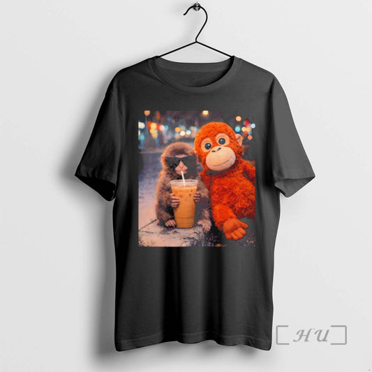 Officials Punch Monkey Drink Coffee Iced Meme
