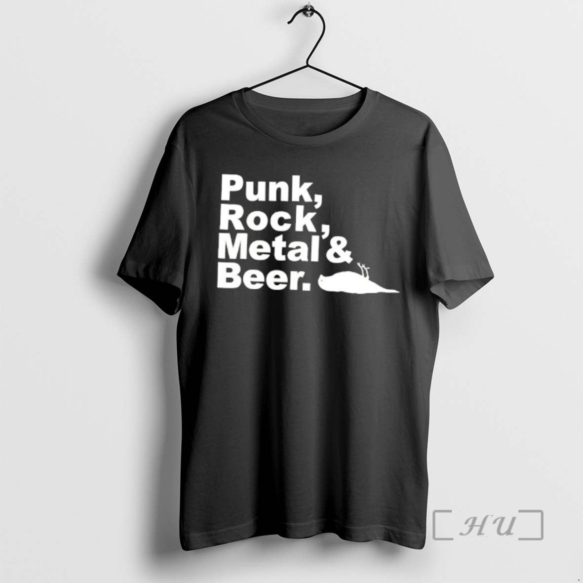 Officials Punk Rock Metal Beer Bird Graphic