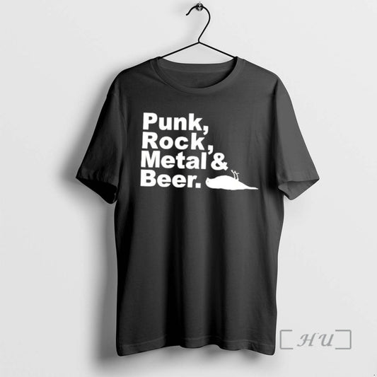 Officials Punk Rock Metal Beer Bird Graphic