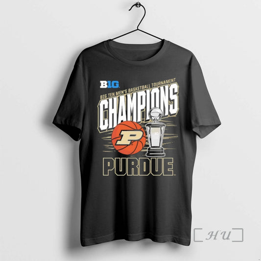 Officials Purdue Boilermakers 2026 Big Ten Mens Basketball Tournament Champions Trophy Premium T Shirts Sweater