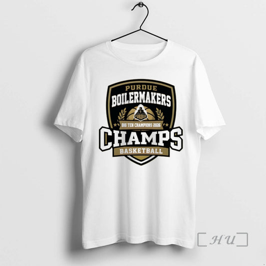 Officials Purdue Boilermakers Basketball Big Ten Champions 2026 Logo Vintage