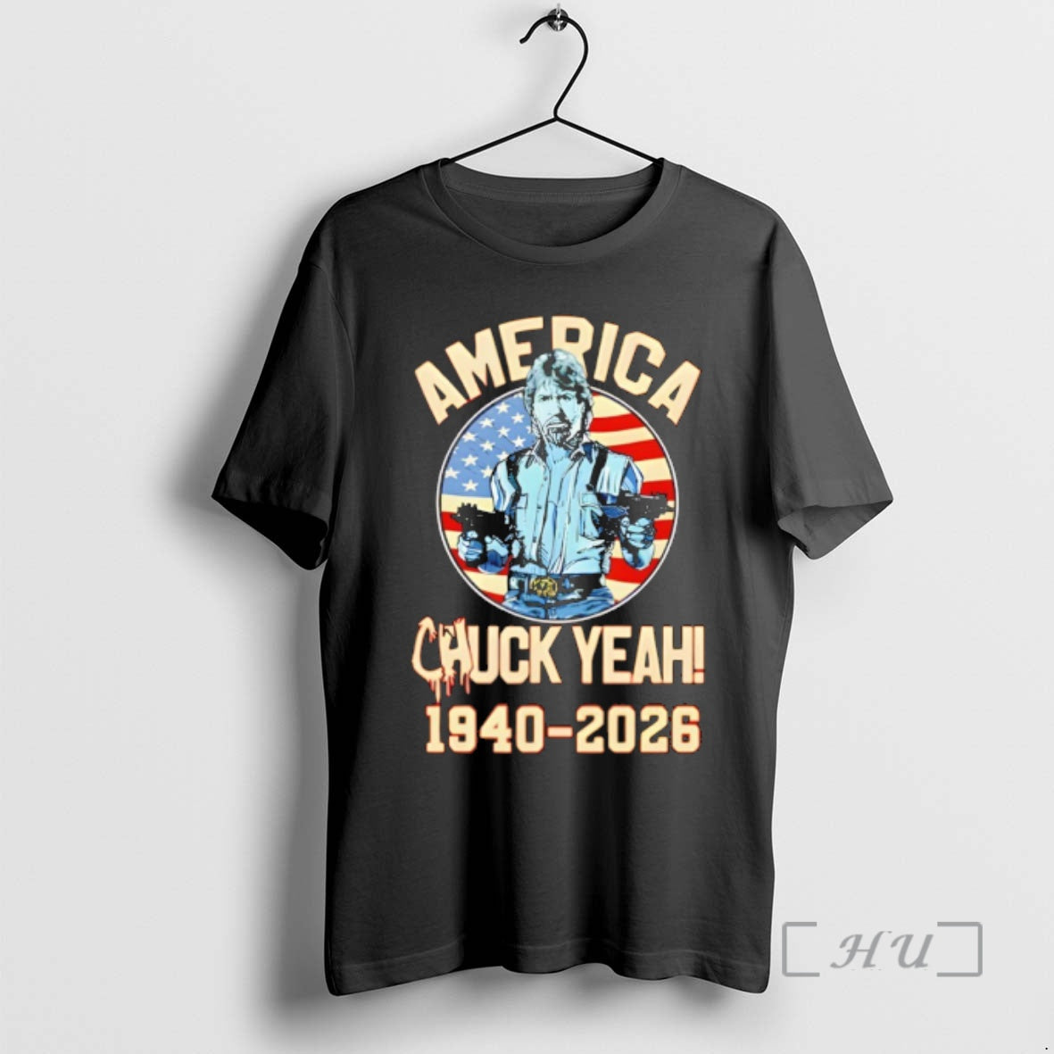 Officials Rip Chuck Norris 1940 2026 American Flag