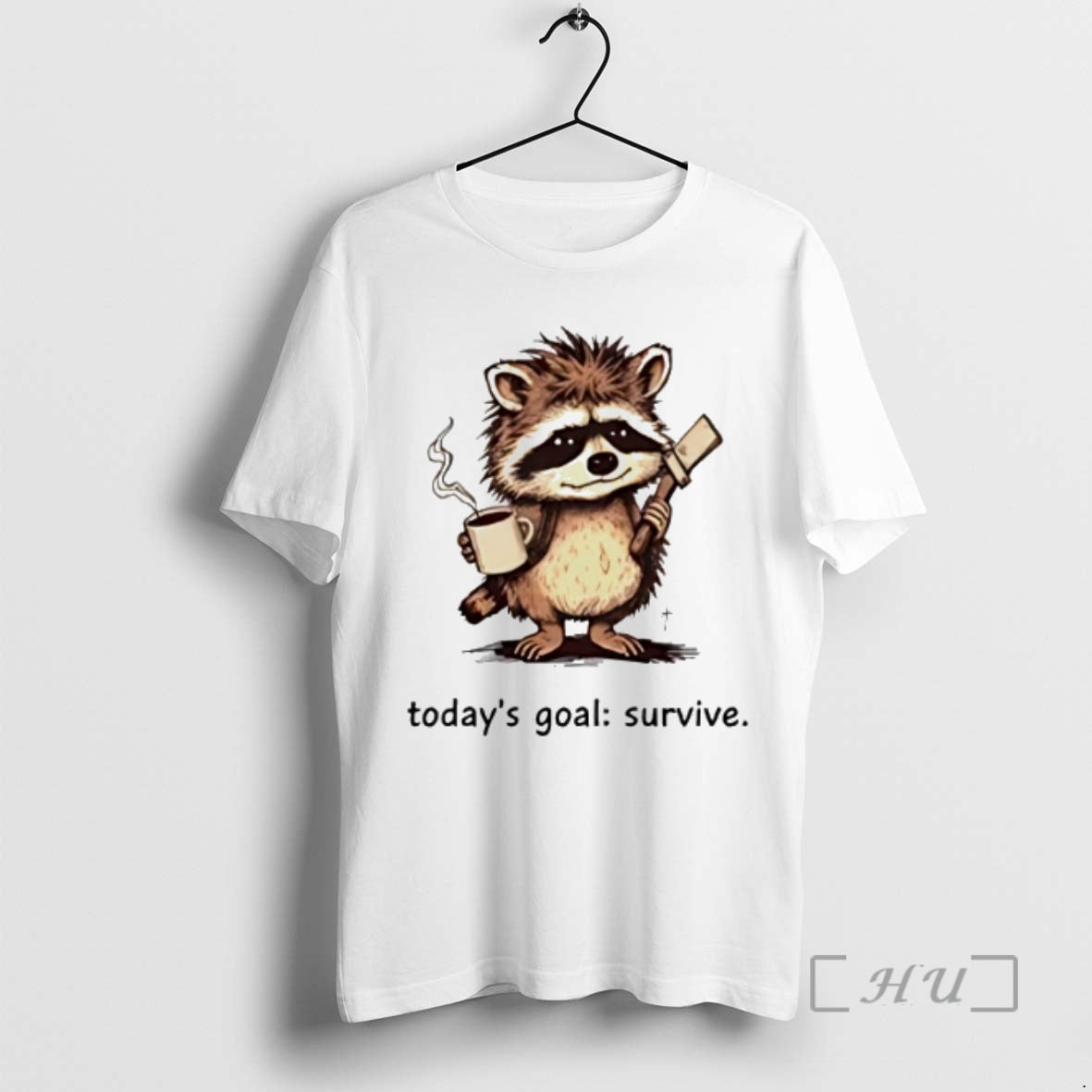 Officials Raccoon Todays Goal Survive T-Shirts, Hoodie, Sweatshirt | WearSparks.com