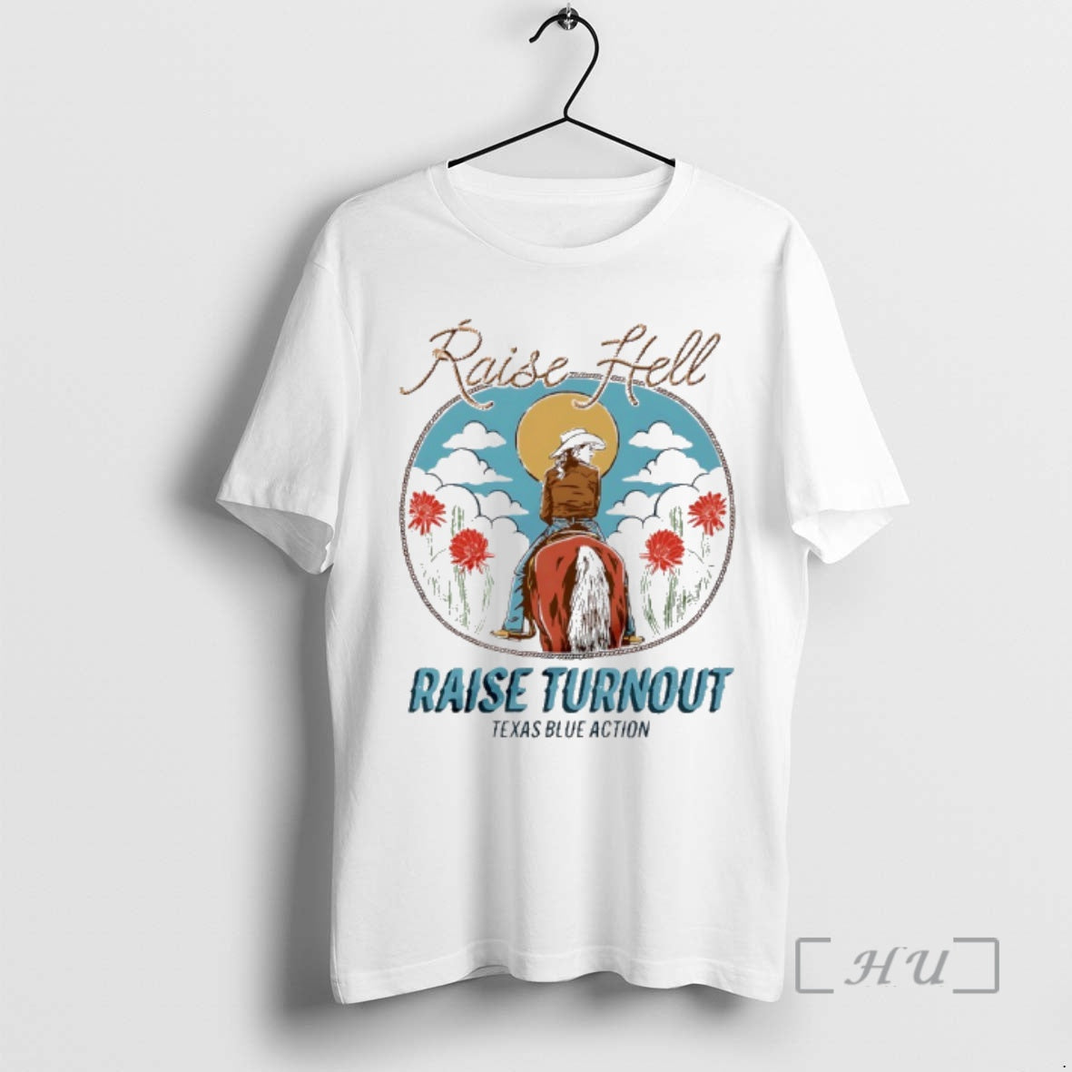 Officials Raise Hell Raise Turnout Texas Blue Action Vintage