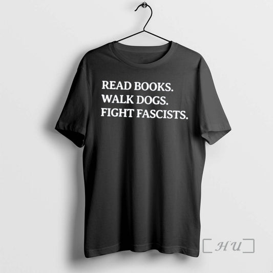 Officials Read Books Walk Dogs Fight Fascists Reading Book Lover Dog Premium T Shirts Sweater