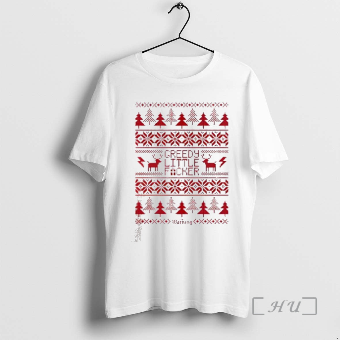 Officials Reindeer Warning Greedy Little Fucker Ugly Christmas T-Shirts, Hoodie, Sweatshirt | WearSparks.com