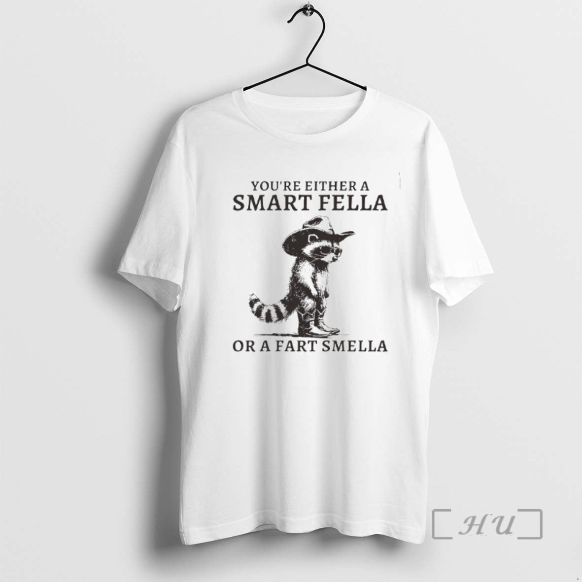 Officials Retro Smart Fella Raccoon Youre Either A Smart Fella T-Shirts, Hoodie, Sweatshirt | WearSparks.com