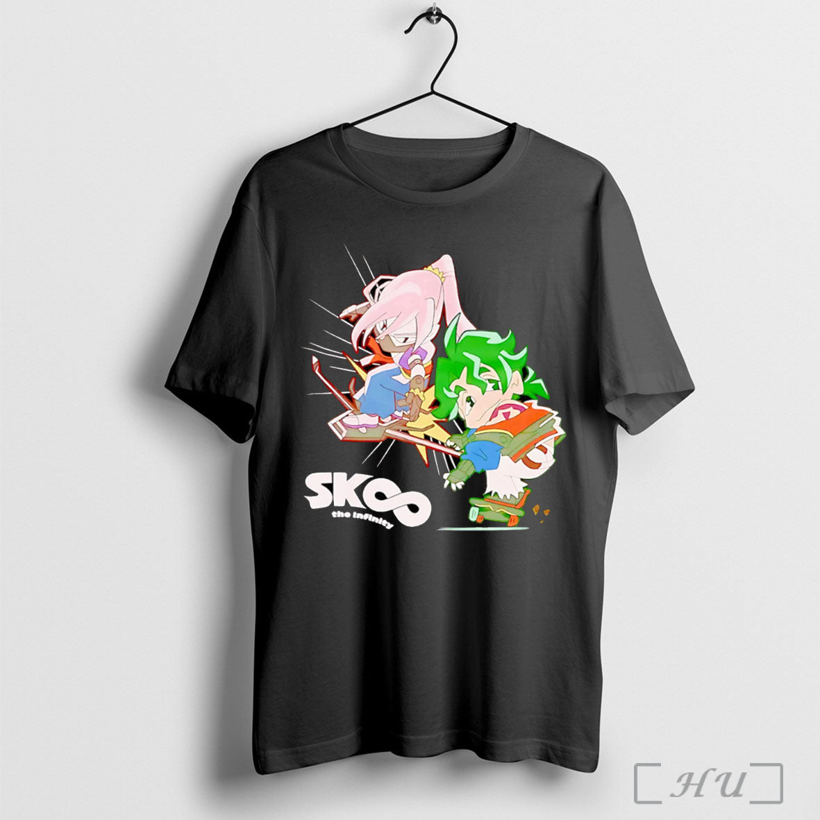 Officials Sk8 The Infinity Joe And Cherry Blossom Chibi T Shirt