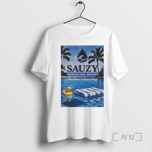 Officials Sauzy Premium Pool Services Excellence In Every Drop T-Shirts, Hoodie, Sweatshirt | WearSparks.com