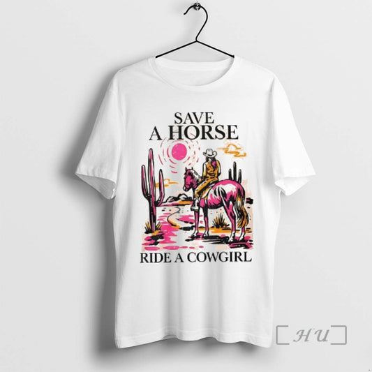 Officials Save A Horse Ride A Cowgirl Woman T-Shirts, Hoodie, Sweatshirt | WearSparks.com