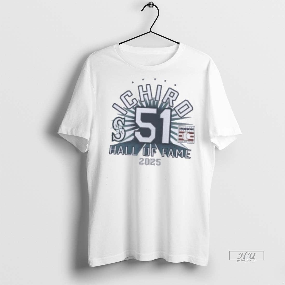 Officials Seattle Mariners Ichiro 2025 Hall Of Fame T Shirt Sweater