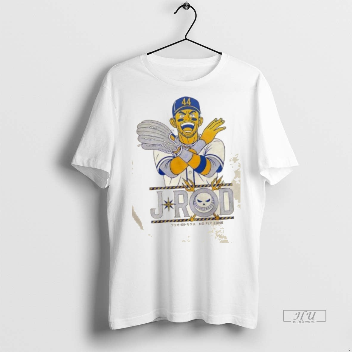 Officials Seattle Mariners J Rod No Fly Zone 2 Sided T Shirt Sweater
