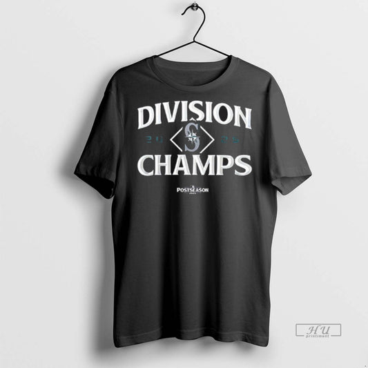 Officials Seattle Mariners Baseball 2025 Al West Division Champions Postseason Seize The Moment Signature
