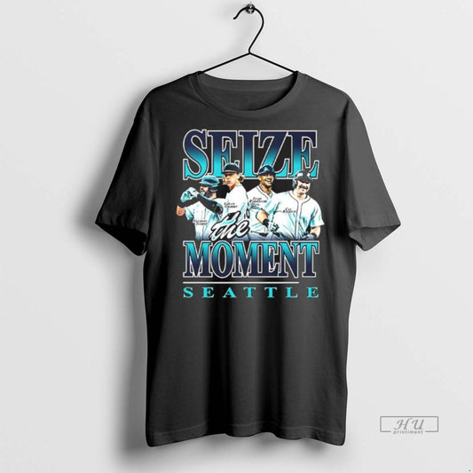 Officials Seize The Moment Seattle Mariners Baseball Signature T Shirt Sweater