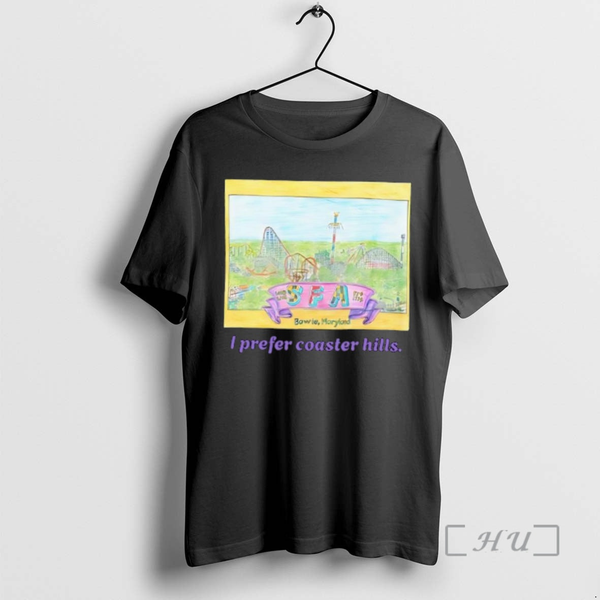 Officials Six Flags America Bowie Md Amusement Park I Prefer Coaster Hills Premium T Shirts Hoodie, Sweatshirt