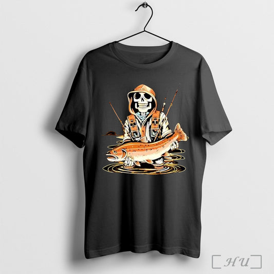 Officials Skeleton Death Fishing 2025 T Shirt
