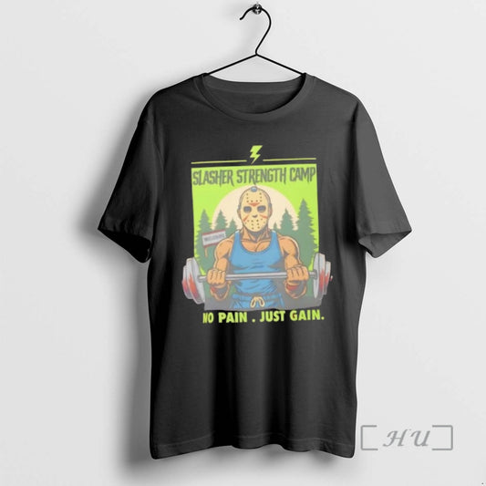 Officials Slasher Strength Camp Horror Gym Humor T-Shirts, Hoodie, Sweatshirt | WearSparks.com