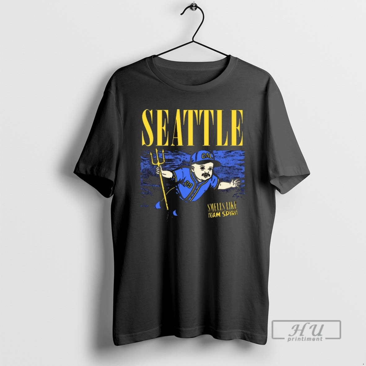 Officials Smells Like Team Spirit Cal Raleigh Seattle Mariners Mlb T Shirt